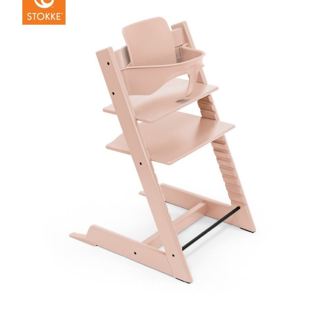 tripp trapp chair - serene pink