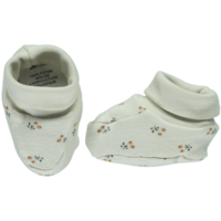 POUDRE ORGANIC booties - indian tan - 0-3M
