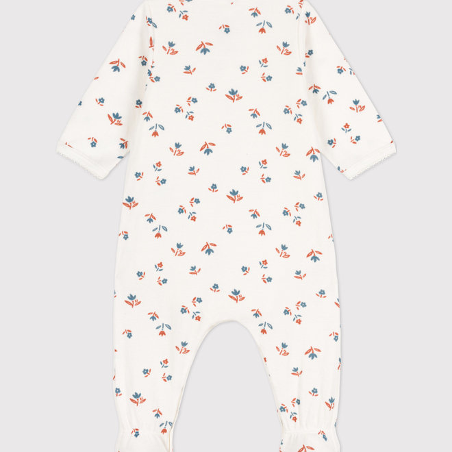 2-in-1 sleepsuit with body - flowers