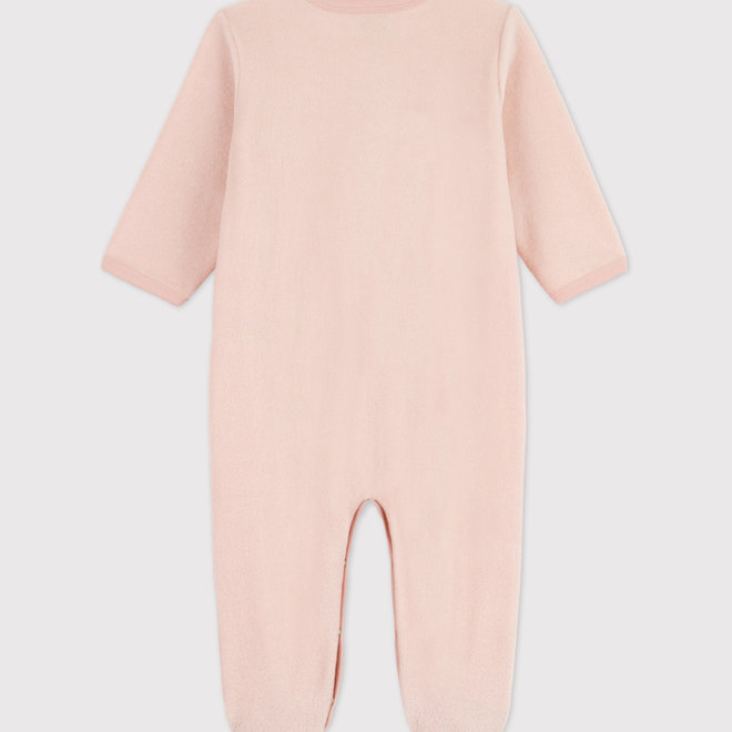 baby sleepsuit sponge - pink