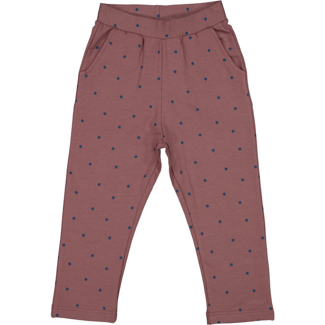 soft pants palina - mahogany dot