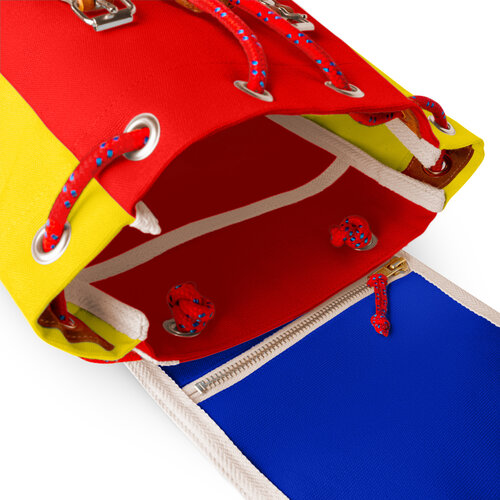 backpack mini matra - blue red yellow YKRA backpack mini matra - blue red yellow