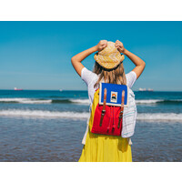 backpack mini matra - blue red yellow YKRA backpack mini matra - blue red yellow