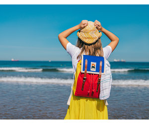 backpack mini matra blue red yellow YKRA Club Coucoun