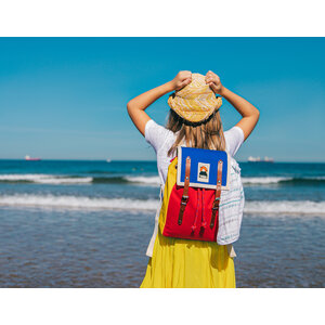 backpack mini matra - blue red yellow