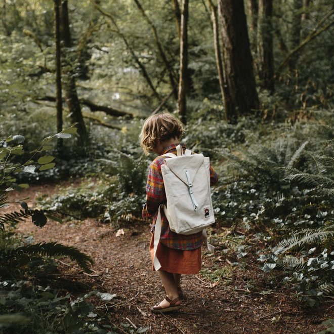 backpack scout - white