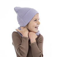 MINIMALISMA tube scarf merino wool - ice rose