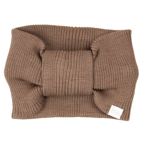 MINIMALISMA hairband merino wool - walnut - 1-6Y