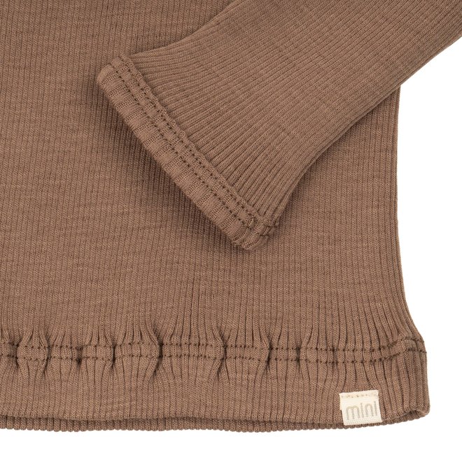 top alpine merino wool - walnut