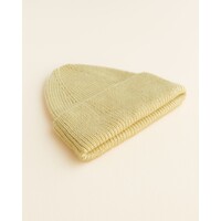 HVID beanie fonzie light yellow - kids