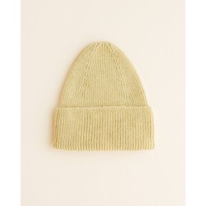 beanie fonzie light yellow - kids