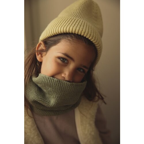 HVID beanie fonzie light yellow - kids