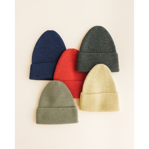 HVID beanie fonzie light yellow - kids