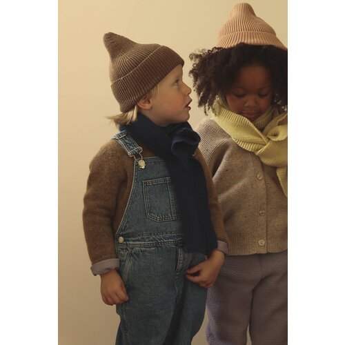 HVID beanie fonzie mocha - kids