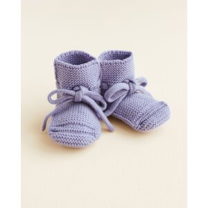 booties - lilac - 0-9M