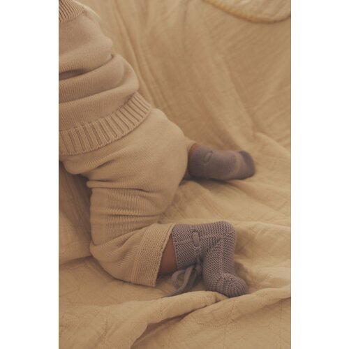 HVID booties - lilac - 0-9M