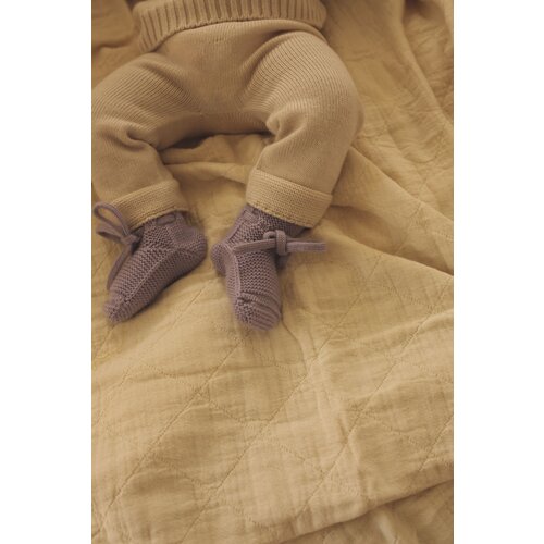 HVID booties - lilac - 0-9M