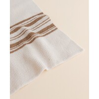 HVID blanket gilbert - off-white/walnut