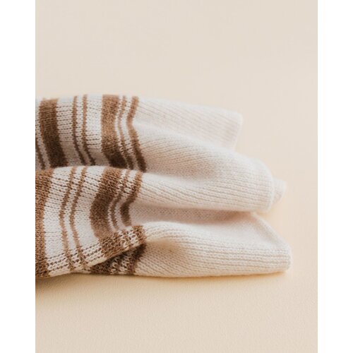 HVID blanket gilbert - off-white/walnut