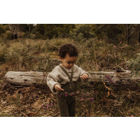 SILLY SILAS footless teddy cotton tights - olive