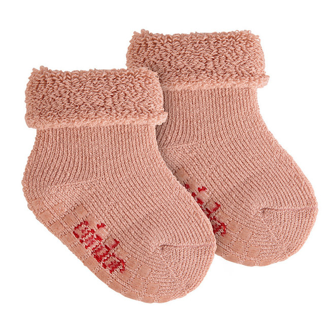 baby socks merino wool-blend with folded cuff - make-up