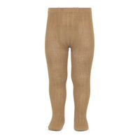 CONDOR ribbed tights - camel