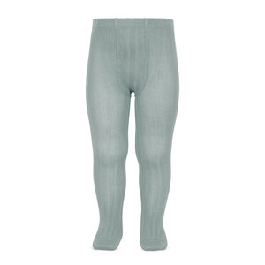 ribbed tights - dry green