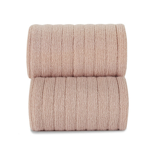 CONDOR ribbed tights - old rose