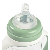 BEABA 2 in 1 training bottle 210ml - sage green