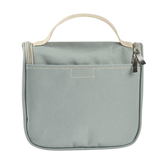 toiletry bag with 9 essentials - sage green