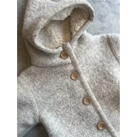 hooded overall with teddy lining - natur HALFEN hooded overall with teddy lining - natur