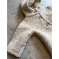hooded overall with teddy lining - natur HALFEN hooded overall with teddy lining - natur
