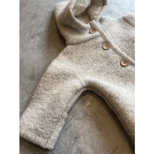 hooded overall with teddy lining - natur HALFEN hooded overall with teddy lining - natur