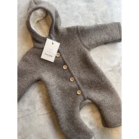 HALFEN hooded overall with teddy lining - nuss