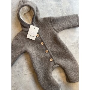 HALFEN hooded overall with teddy lining - nuss hooded overall with teddy lining - nuss