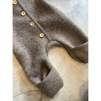 HALFEN hooded overall with teddy lining - nuss