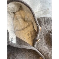 HALFEN hooded overall with teddy lining - nuss