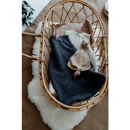 REIFF winter sleeping bag wool fleece - grey