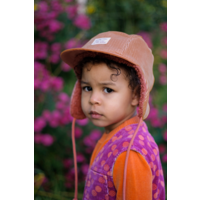NEW KIDS IN THE HOUSE winter cap with plush lining - robin vintage sienna