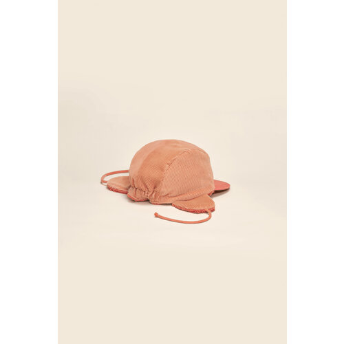 NEW KIDS IN THE HOUSE winter cap with plush lining - robin vintage sienna