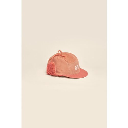 NEW KIDS IN THE HOUSE winter cap with plush lining - robin vintage sienna