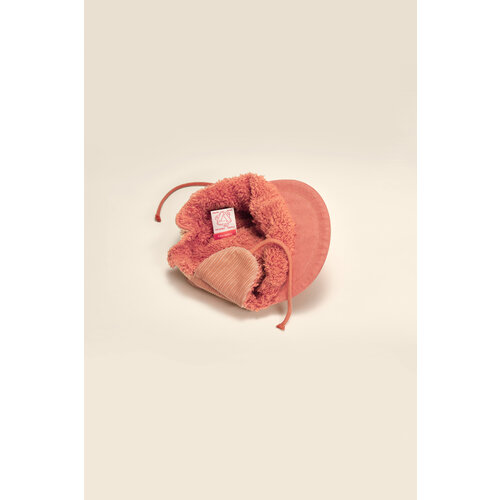 NEW KIDS IN THE HOUSE winter cap with plush lining - robin vintage sienna