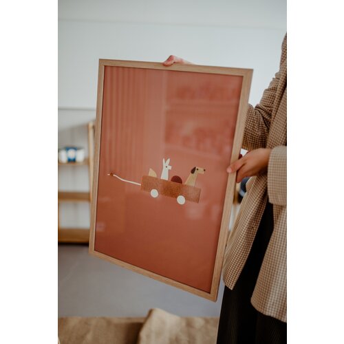 poster A2 - a wagon ride - hiyoko imai x club coucoun HIYOKO IMAI poster A2 - a wagon ride - hiyoko imai x club coucoun