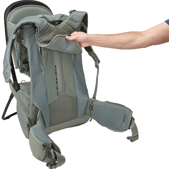 thule sapling baby backpack - agave green