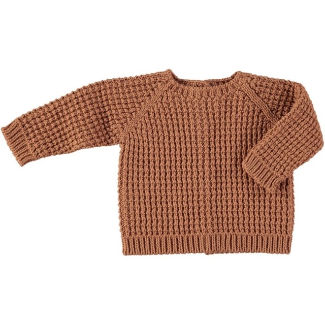 miley knit sweater - clay