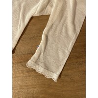 JOHA leggings pointelle - natural - wool/silk