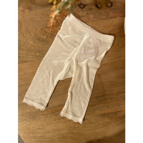 JOHA leggings pointelle - natural - wool/silk