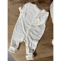 JOHA nightsuit 2 in 1 basic -natural - 100% wool