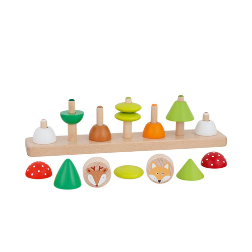 GOKI sorting game: colours & shapes in the woods