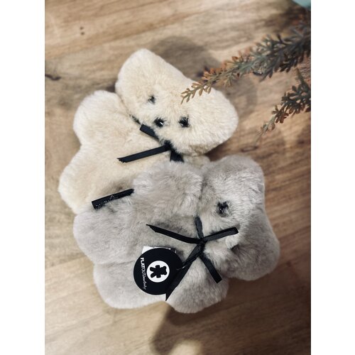 FLATOUTBEARS flatout sheepskin teddy bear - honey